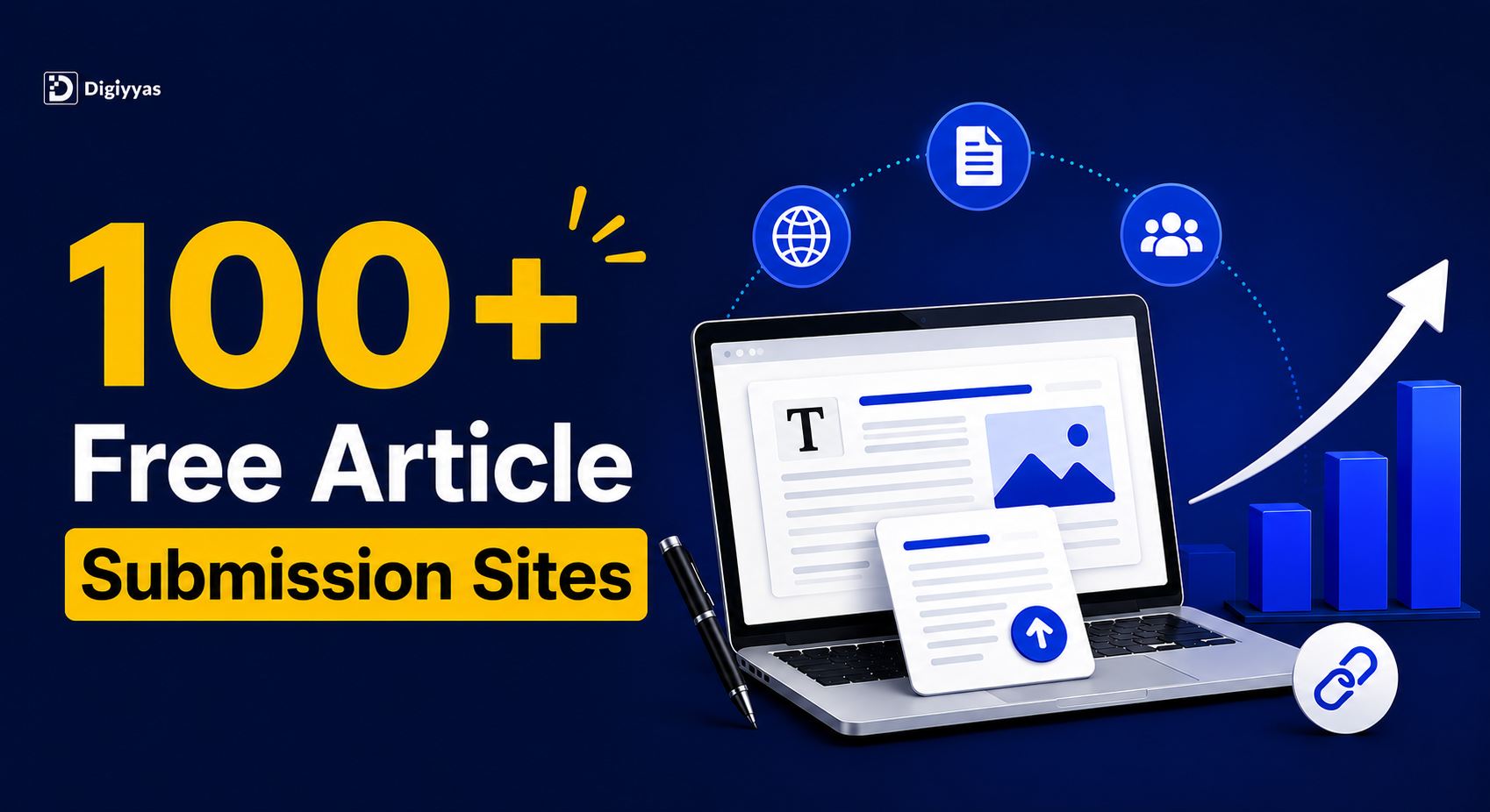 100+ Free Article Submission Sites to Increase Website Traffic and Authority
